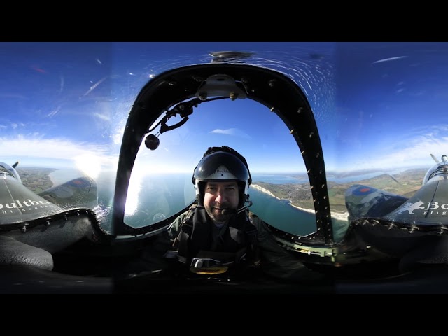 My once in a lifetime Spitfire trip - 360 degree video