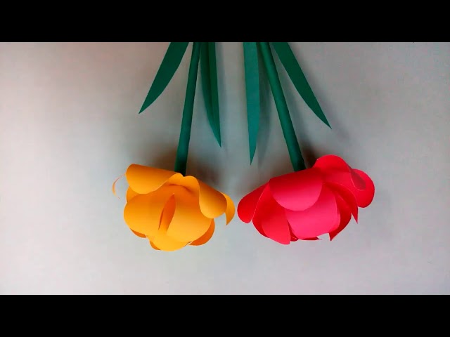 Easy origami flowers for beginners making