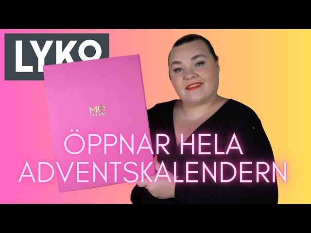 ÖPPNAR LYKOS ME-PHORIA ADVENTSKALENDER 2023 (Denna säljs i Sverige)