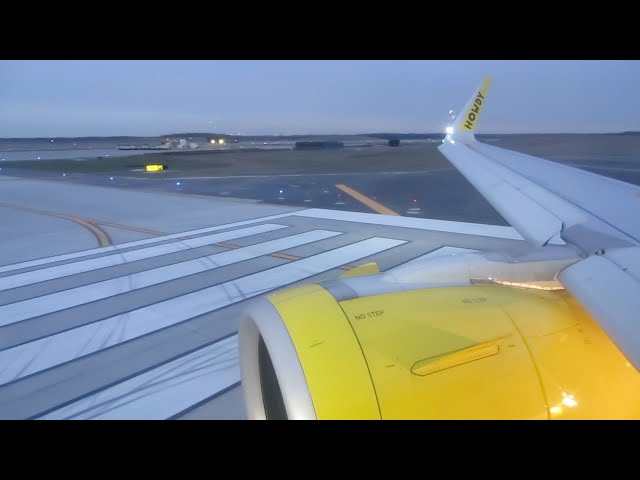 ULTRA QUIET Spirit Airlines A320NEO Takeoff at Detroit Metro Airport