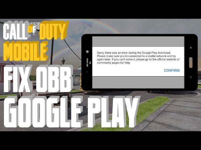 How To Fix Call Of Duty Mobile Sorry There Was An Error During Google Play Download | COD Mobile