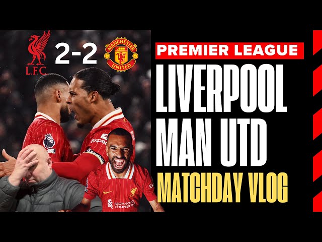 Liverpool FC 2-2 Manchester United| Matchday Vlog| 5th January 2025.