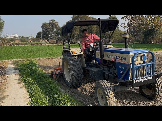 ताकत का बेजोड़ बादशाह टाप मॉडल Swaraj 744 XT 5 Star ⭐️⭐️⭐️⭐️⭐️ 52 Hp Tractor Review #swarajtractor