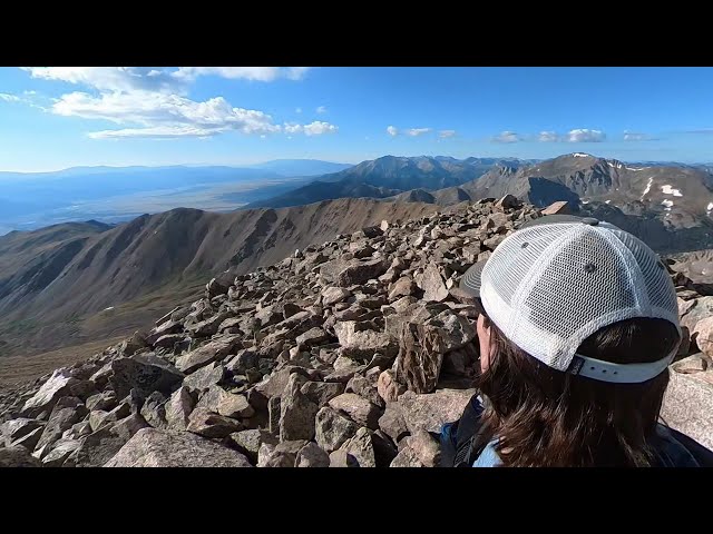 From the summit of Mt. Columbia on down - RAW 360-DEGREE TRAIL VIDEO