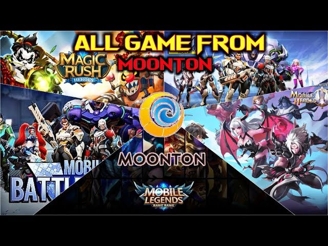 ALL GAMES FROM MOONTON | MOBILE LEGENDS,MOBILE HEROES ETC TRAILER