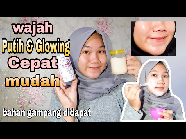 Cara Memutihkan dan mengglowingkan wajah dengan cepat #memutihkan #glowing