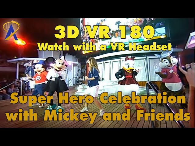 VR 180 3D - Super Hero Celebration with Mickey and Friends