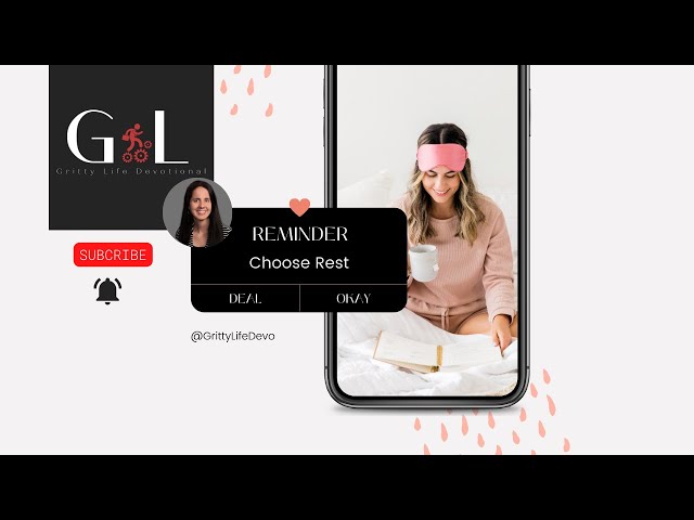Reminder: Choose Rest Devotional