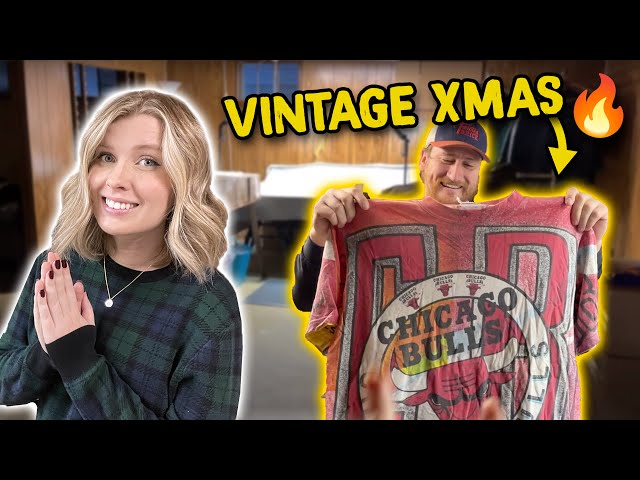 Christmas shopping for vintage shirts - Vlogmas #3