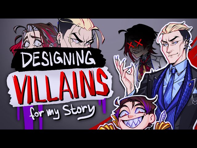 I Redesigned my VILLAIN Characters 【Disaster Universe Character Design】