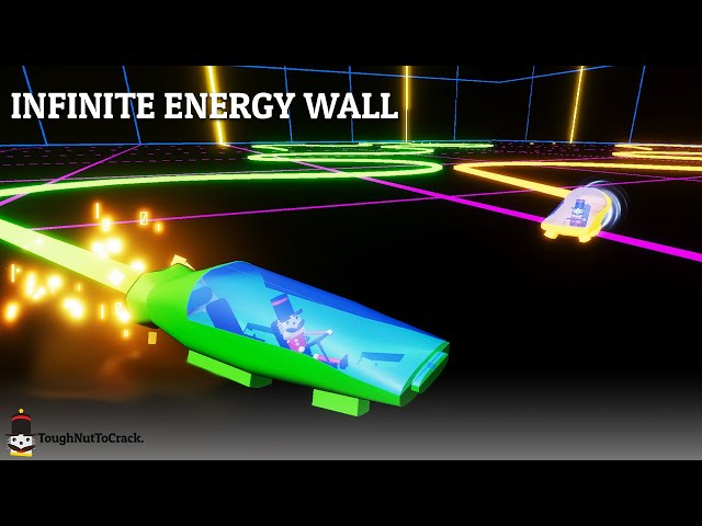 Tron - Infinite energy wall - Procedural mesh generation in Unity