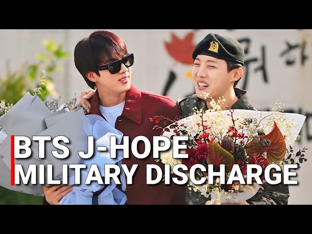 BTS Member Jin Attend Jhope Military Discharge Ceremony | BTS J-hope Military Discharge 2024