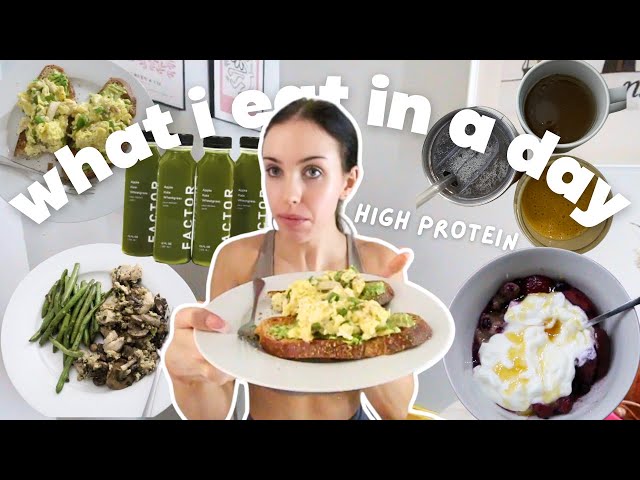 what i eat in a day to stay toned | easy high-protein meal ideas