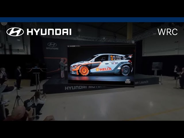 [VR] New Generation i20 WRC Private Presentation (Launching Event)