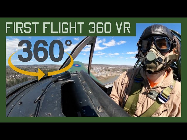 360 VR First Flight of 2022 | Lachute | T-6 Harvard Texan C-GBQB