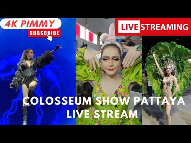 Colosseum Ladyboy Cabaret Show Pattaya LIVE STREAM by Pimmy