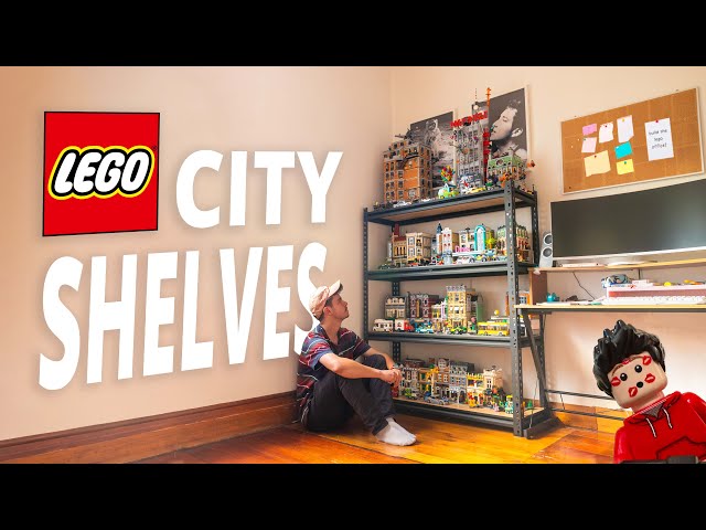 Building a LEGO City on SHELVES