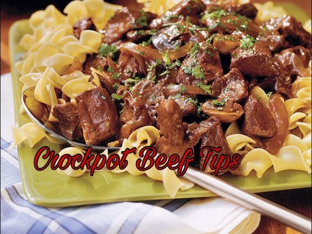 How To Make Crockpot Beef Tips