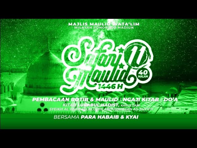 LIVE NOW !  SAFARI MAULID 11Hari ke 3 | Griya Wisnuputra Singosaren