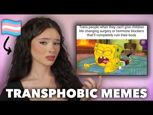 Trans Girl Reacts to TRANSPHOBIC Memes