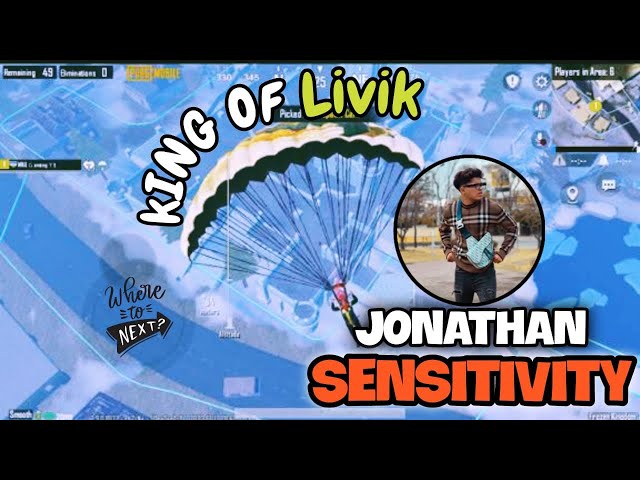 (2023) Jonathan Gaming Sensitivity settings✅❌ | King Of Livik is back 🥵✅ | Jonathan king of Livik🍑