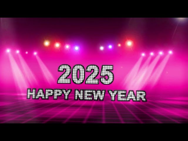 Happy New Year 2025 Party Style Lighting Effect Wishes Video #trendingvideo