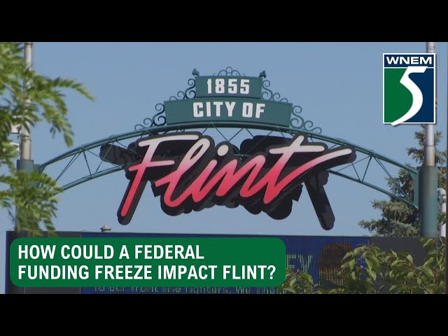 How could a federal funding freeze impact Flint?