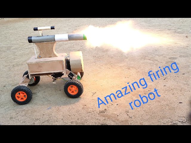 Amazing robot || How to make a remote control gun Robot