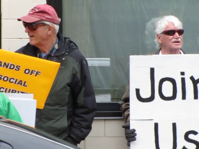 #MayDay Action at Paul Ryan's Office, Racine, WI MVI 2479