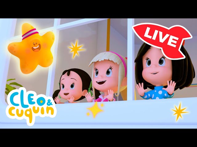 🔴 LIVE 🔴 Nursery Rhymes and children songs with Cleo and Cuquin | #shorts #live