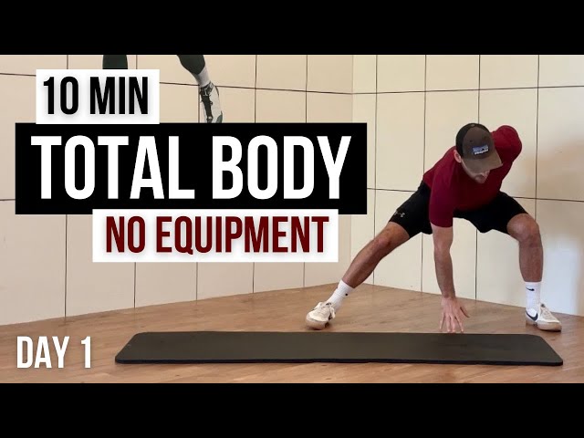 10 Min FULL BODY HOME WORKOUT // No Equipment | Day 1