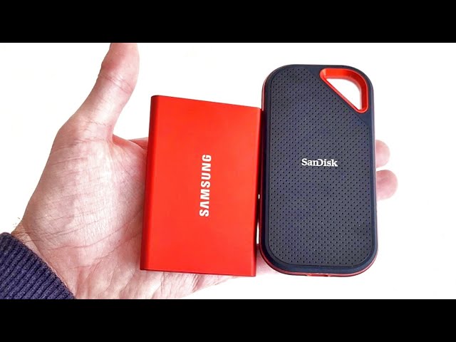 Samsung Portable SSD T7 vs SanDisk Extreme Pro - Smartphone External hard drives | Gadgets 4K