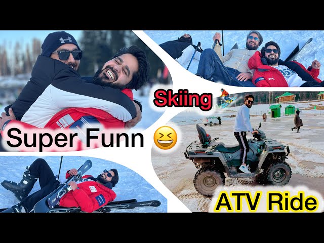 Doodhpathri Skiing ⛷️ATV Ride Superfunn with friends🤗