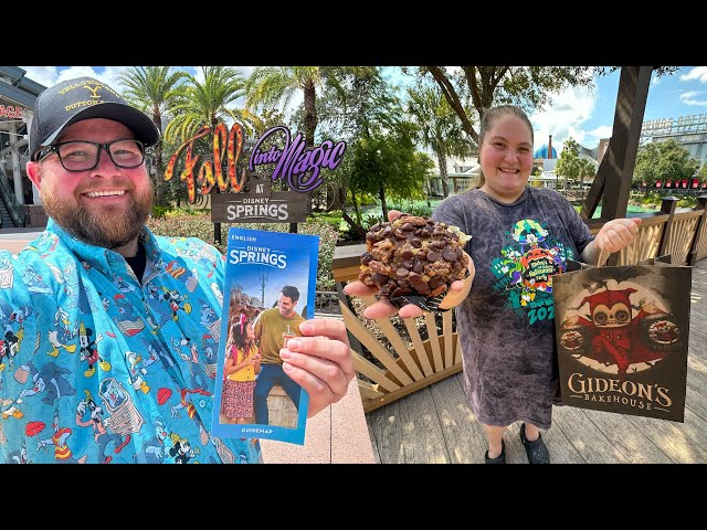 Disney Springs 2024 | NEW Gideon’s Cookie & Halloween Photos | My Family’s Last Day | Disney World