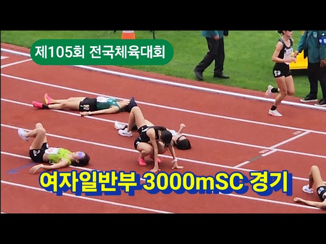 105회 전국체전 여자 3000mSC #sports #athletics #육상 #달리기 #마라톤 #중장거리 #김해 #전국체전 #조하림 #남보하나 #최수아 #손유나 #박서연 #홍해인