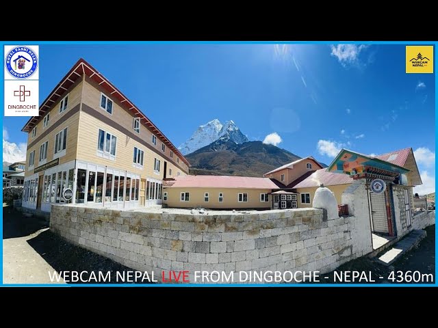 LIVE STREAMING FROM HOTEL TASHI DELEK - DINGBOCHE - NEPAL -elevation: 4,410 m (14,470 ft)