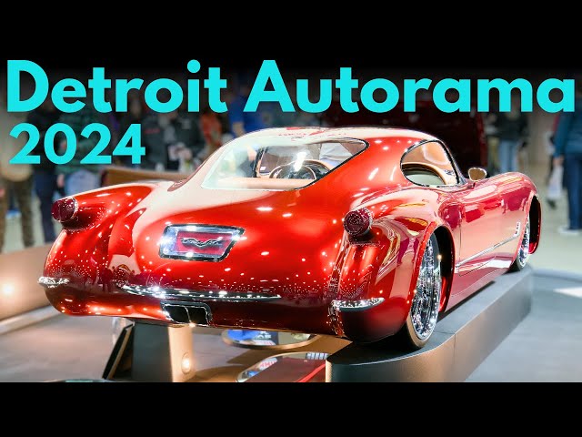 DETROIT AUTORAMA 2024 - RIDLER AWARD SHOW 1+ Hour of Custom Cars, Hot Rods, Muscle Cars & More in 4K