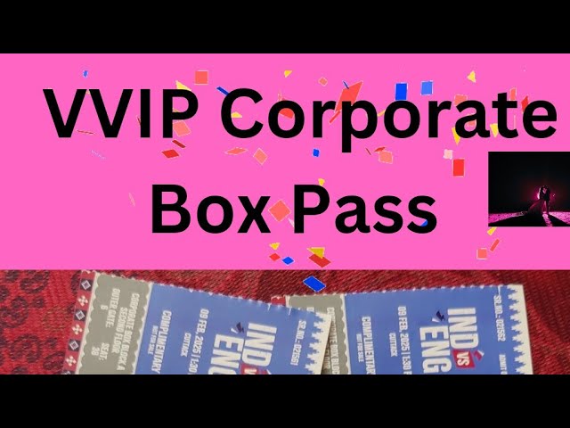 🙏VVIP Corporate Box Pass 🏏 || Free Food & Free Entertainment❤️ #pechkulvlog #cricket #sport