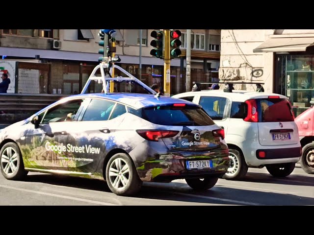 Google Street View Car In Roma Torpignattara