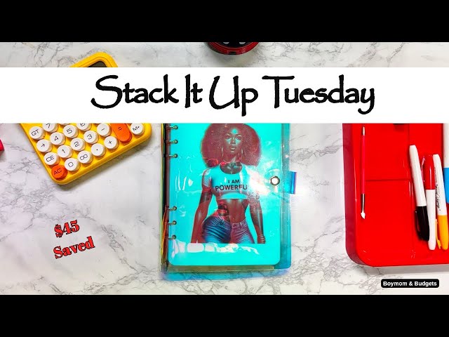 Stack It Up Tuesday | Low Priority | $45 Saved | Single Family Income | February Week 2