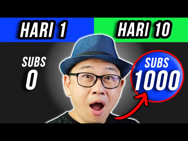 5 Cara Cepat Dapat 1000 Subscribers Youtube Hanya 10 hari saja [Terbukti berhasil]