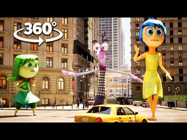 Inside Out - City in 360° Video  VR  4K