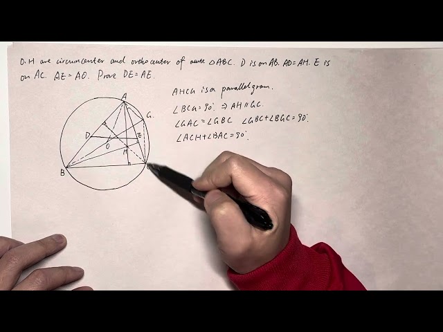 Olympiad Geometry Circumcenter Example 4