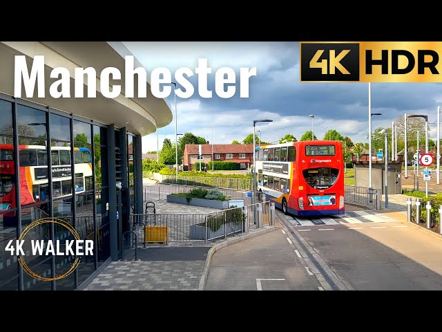 【4K HDR】 Riding a Manchester Double decker bus 2022 🚌 | Route 103 | 4K HDR 60fps Bus tour in UK