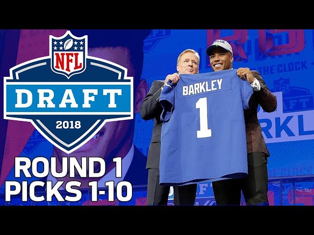 Picks 1-10: Trades, QB Surprises, & MORE! (Round 1) | 2018 NFL Draft