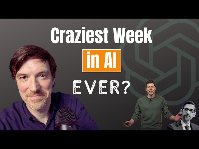 Craziest Week in AI Ever: OpenAI's Jaw Dropping Release