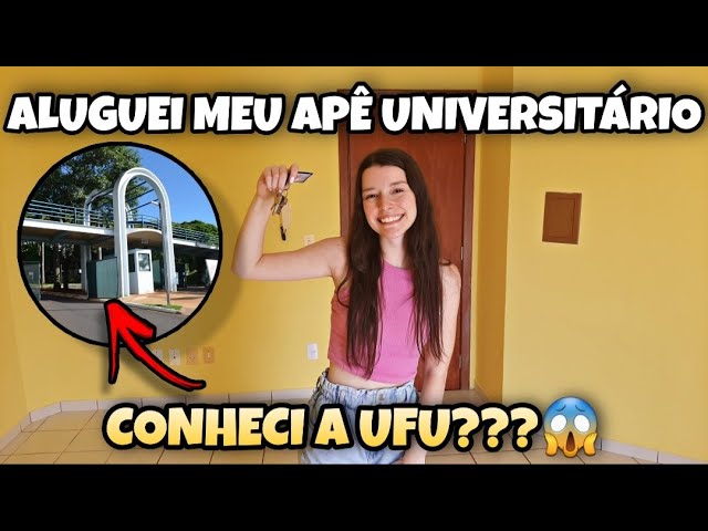 ALUGUEI MEU APÊ UNIVERSITÁRIO l Conheci o campus da universidade???