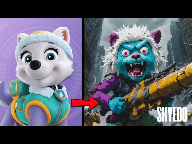 PAW PATROL as GIANT ZOMBIE - All Characters Season 2025