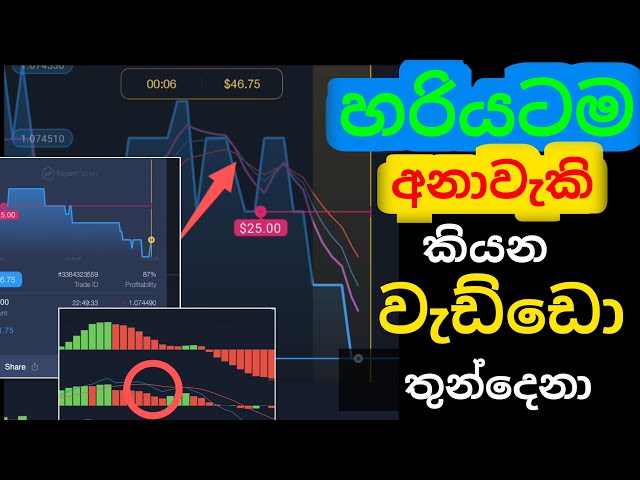 Expertoptio Real Account Live Trading Sinhala.