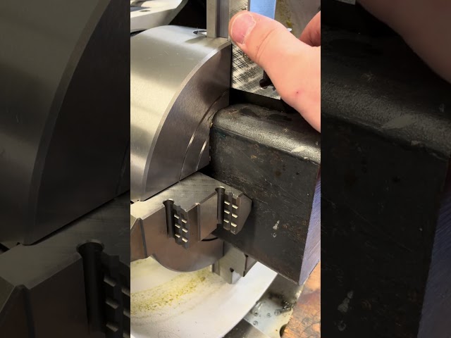 Checking lines on four jaw chuck